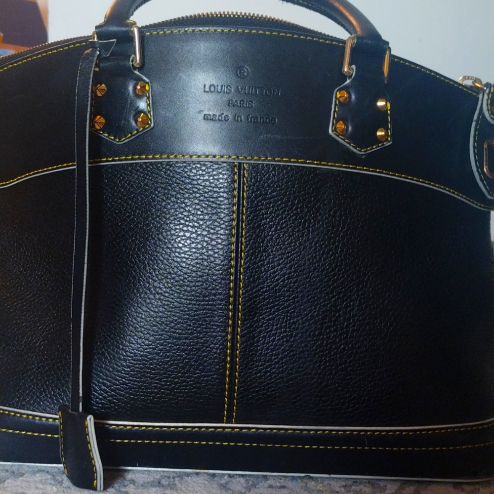 Louis Vuitton suhali locket handbag
